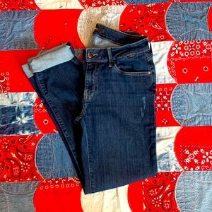 Mavi Dark Wash Boyfriend Jeans